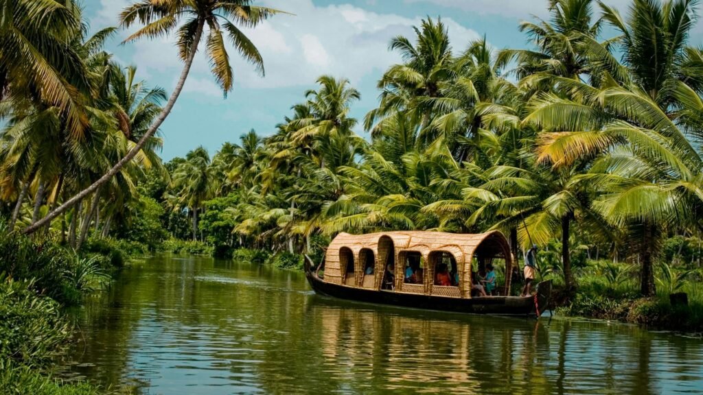 Houseboat on the Kerala backwaters