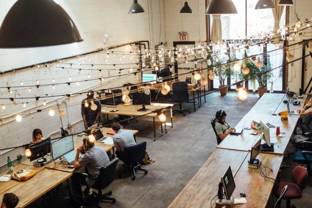 Modern coworking office